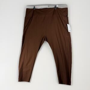 NWT Girlfriend Collective High Rise Stretch Legging Plus Size 6X 7/8 Length